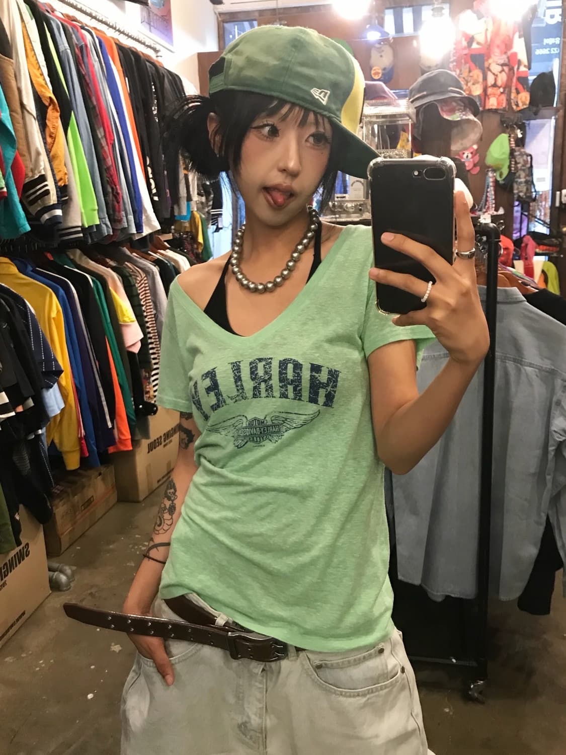 < Harley-Davidson Mint !!! T-shirt > 상품이미지6
