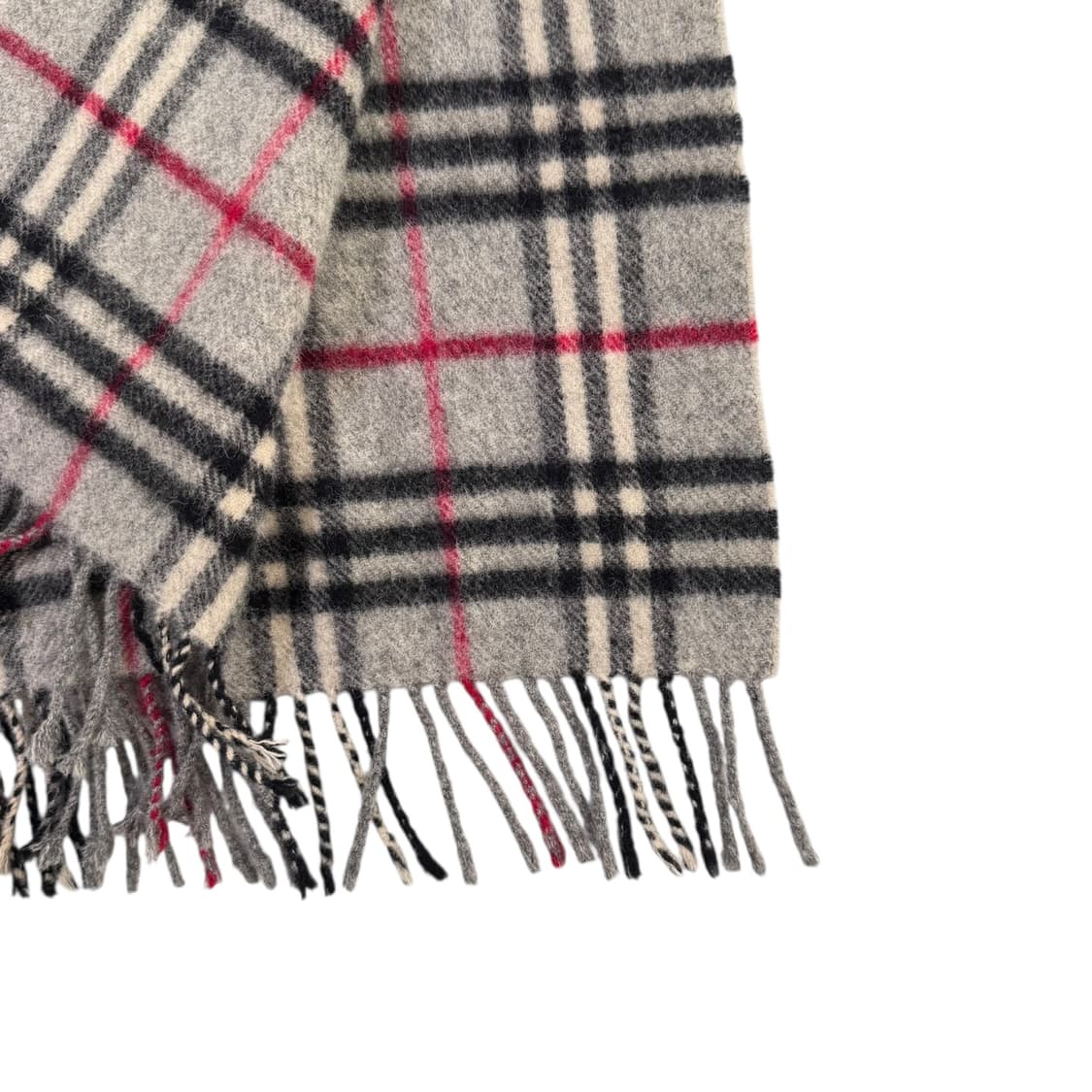 정품 버버리 노바체크 그레이 머플러 상품이미지3