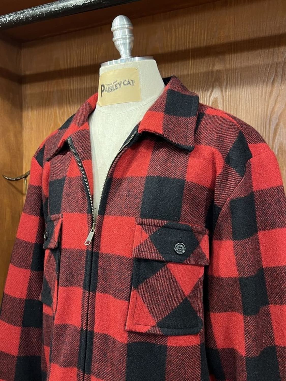 오시코시 버팔로 체크 헌팅자켓 상품이미지4