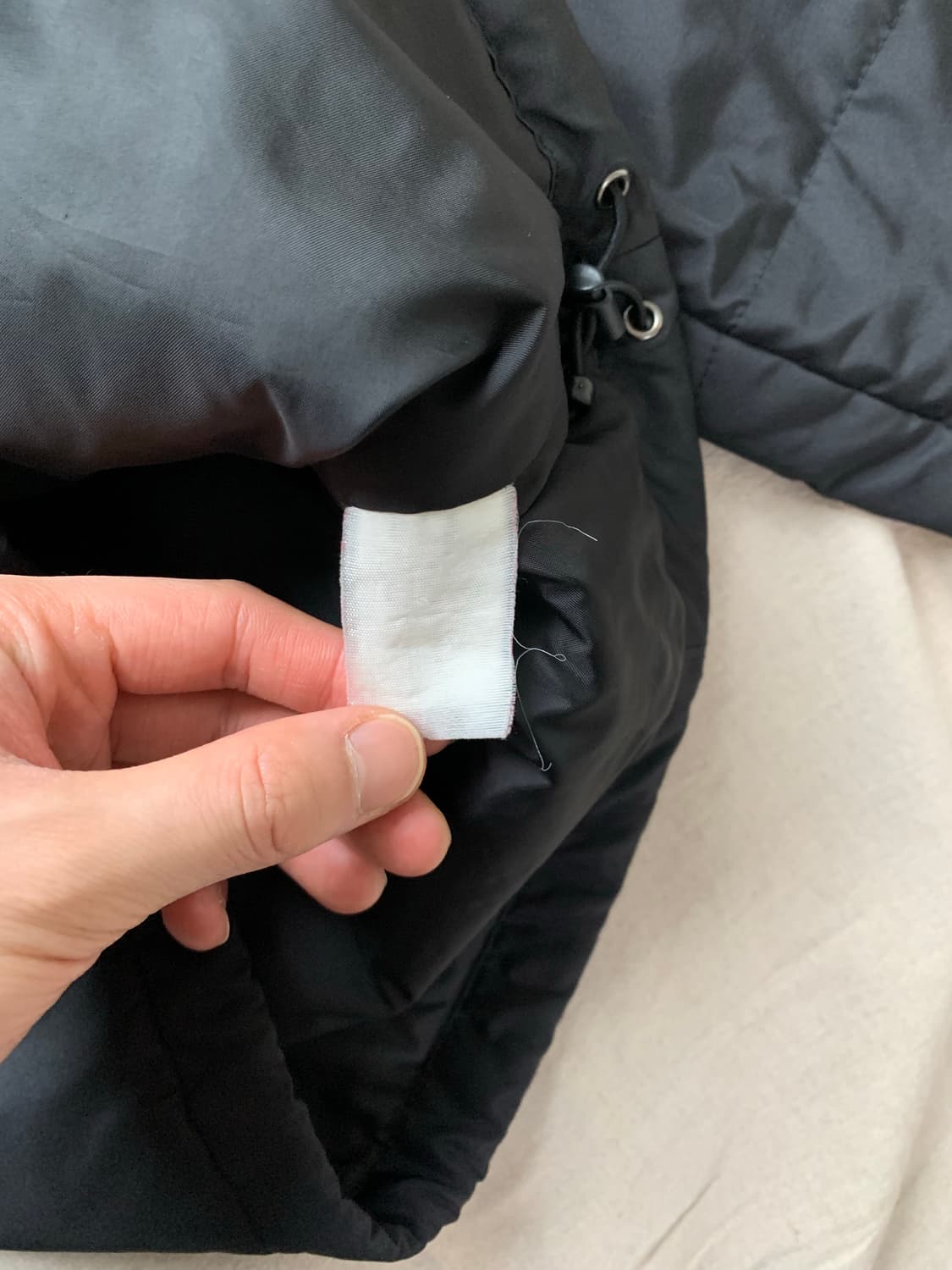 노스페이스 로고 윈드 경량 패딩 상품이미지7