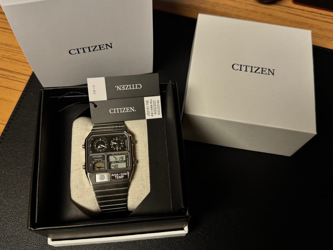 시티즌 아나디지 템프 실버 풀박스!! 상품이미지6