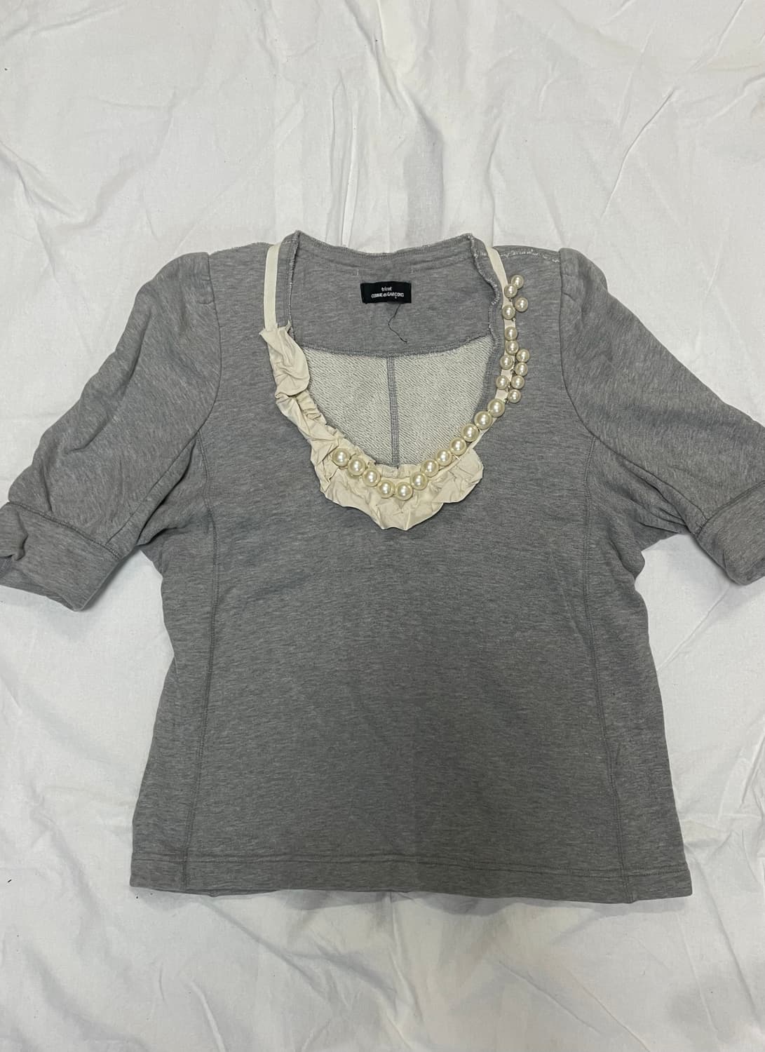 꼼데가르송 트리콧 스웻 반팔 상품이미지1