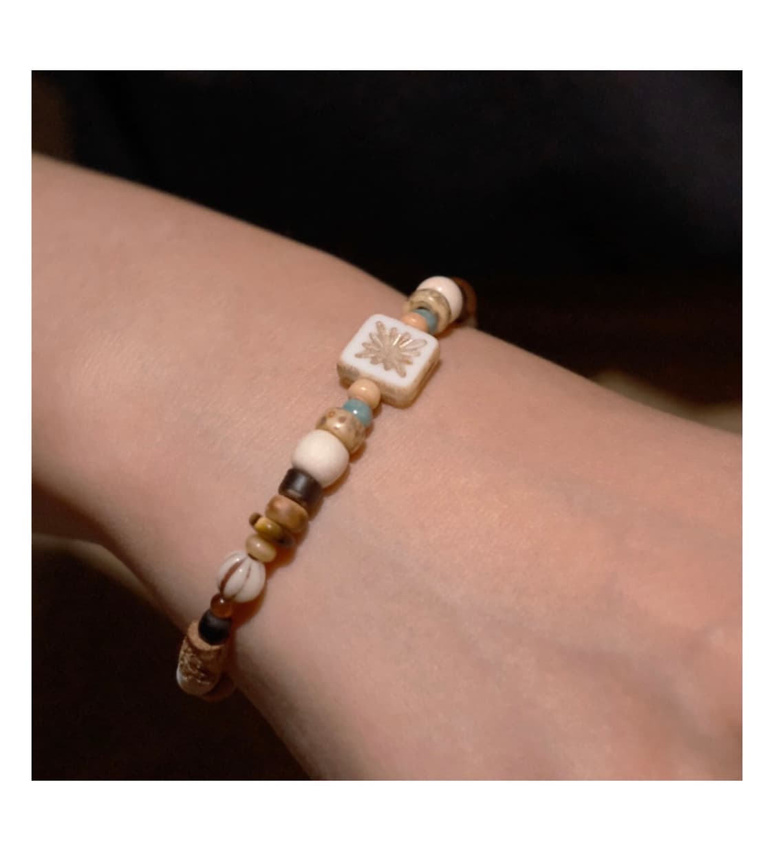 [포드메르] 샌드 앤 우드 원석 팔찌 상품이미지5