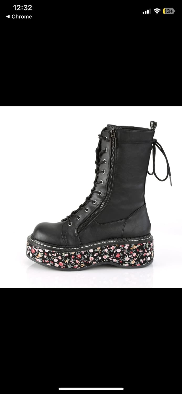 Demonia Floral Boots  상품이미지5