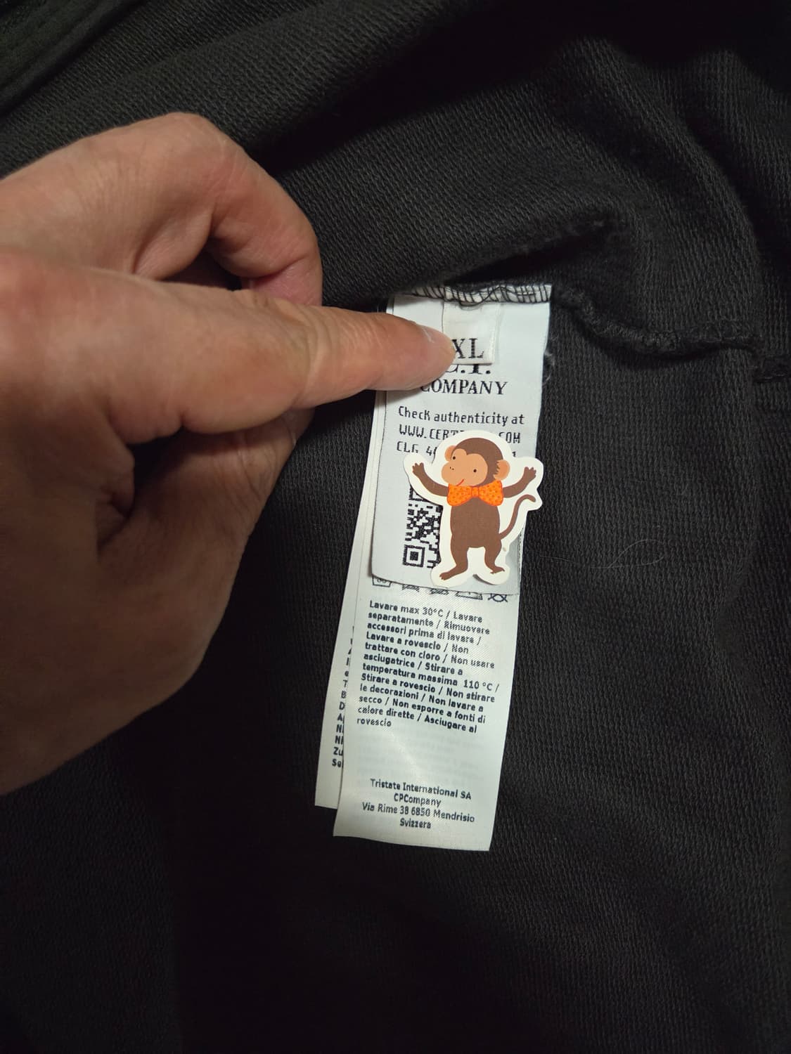 C.P컴퍼니 가먼트다잉 후드 집업 (XL) 상품이미지7