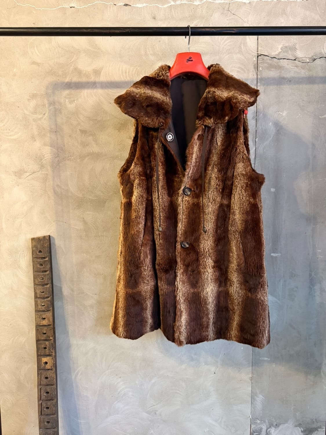 LANCY 모피 리버시블 베스트 여성 66-77 상품이미지10