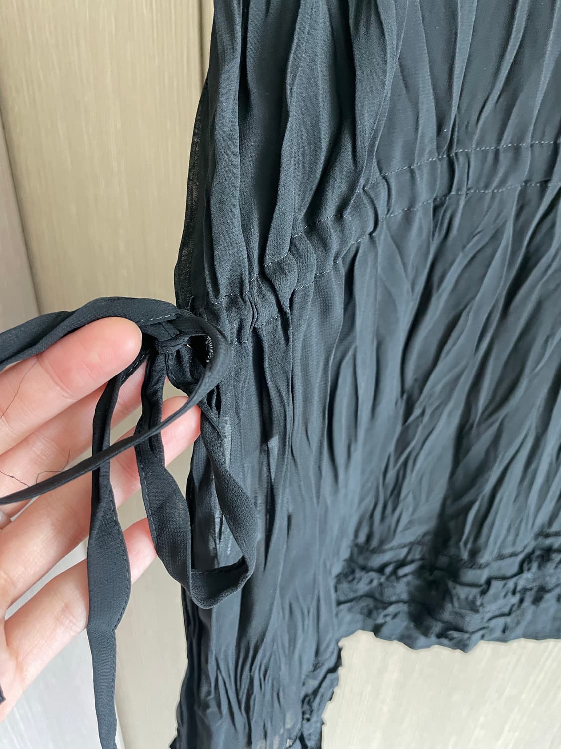 블랙 모리 고스 그런지 페어리 프릴 원피스 상품이미지5