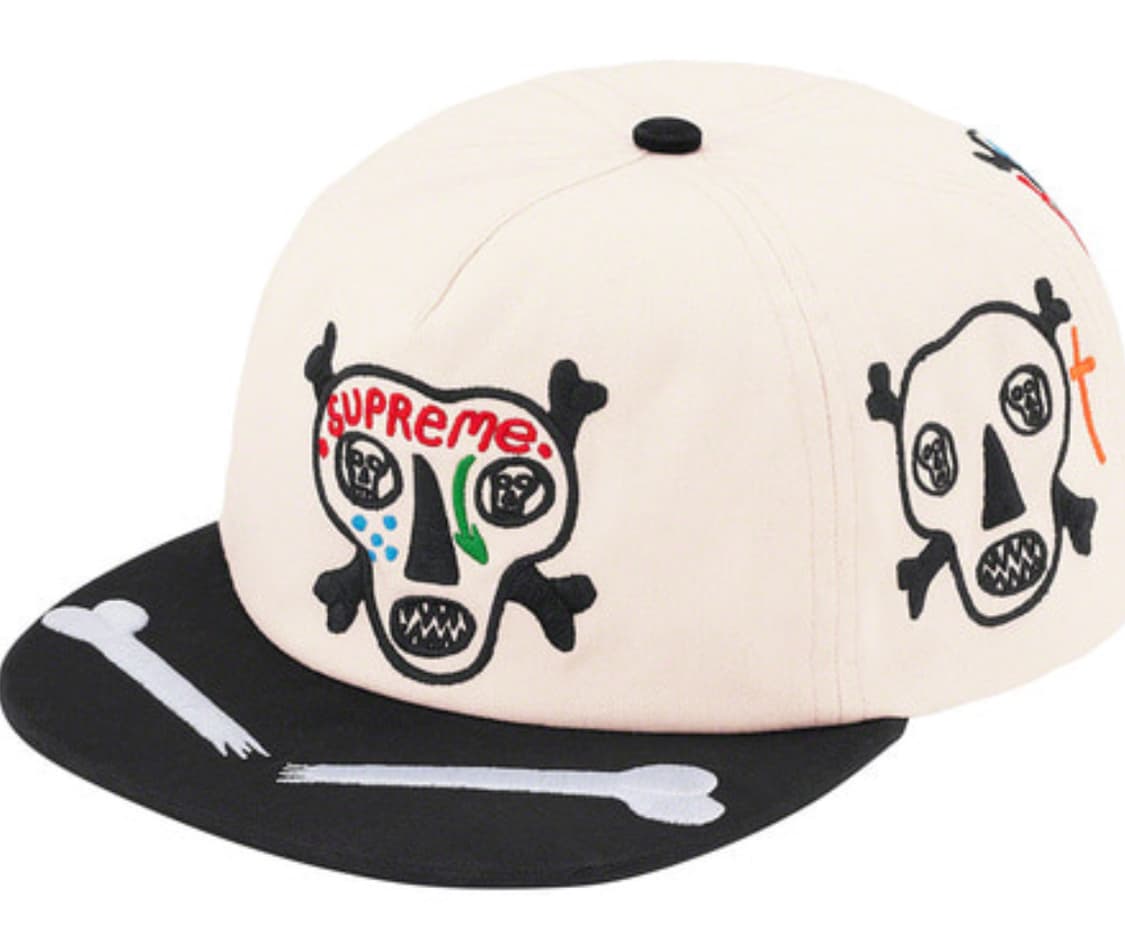 Supreme x Clayton Patterson 스컬스 5패널 캡 상품이미지1