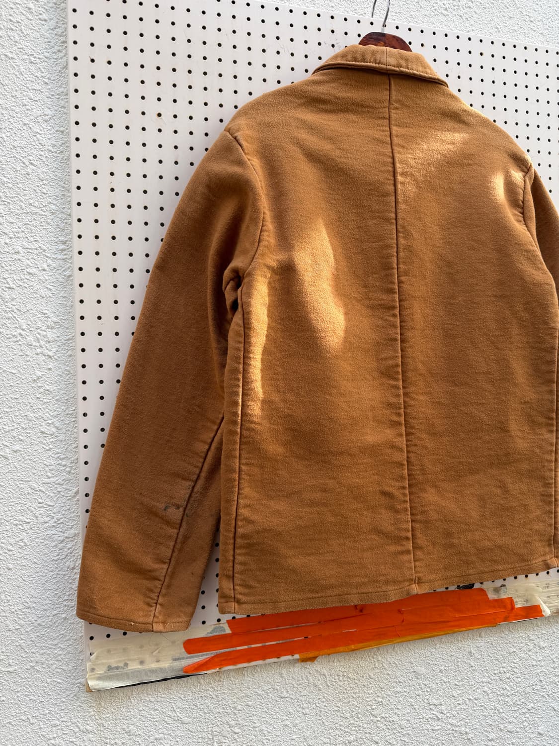 60,70s OLD GERMANY BROWN 올드 브라운몰스킨 워크자켓 상품이미지8