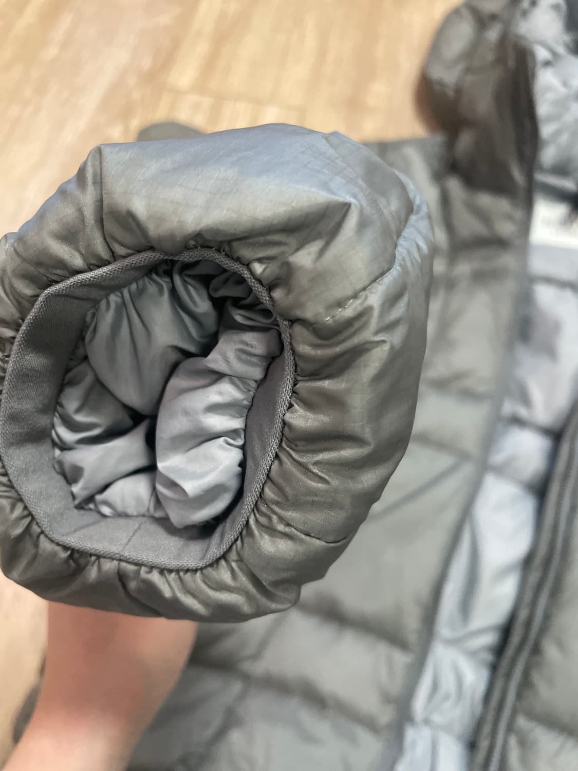 노스페이스 웨이브 LT 온 자켓 그레이 스몰 사이즈 상품이미지3