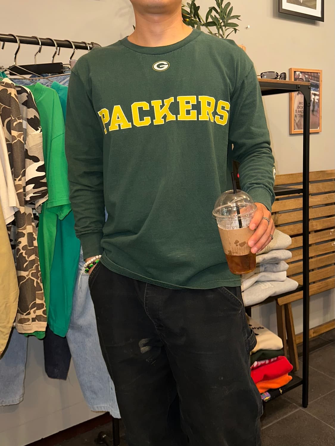 00’s NFL Green Packers team wear sleeve 상품이미지2