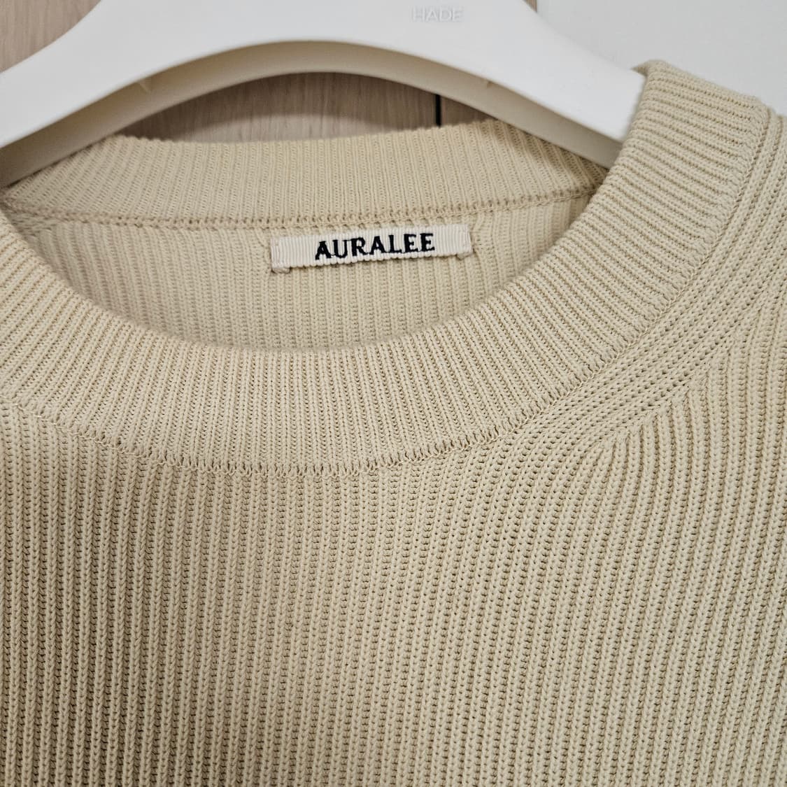 오라리 AURALEE / 코튼 립 니트 / 4 상품이미지2