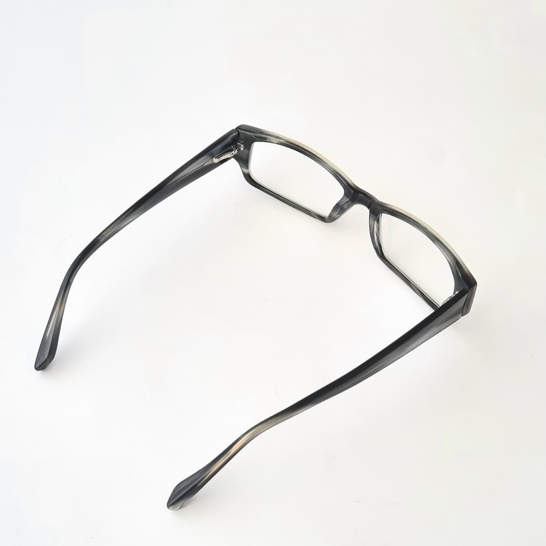 데드스탁 시크한 그레이 마블 직사각형 뿔테 안경테 614 상품이미지4