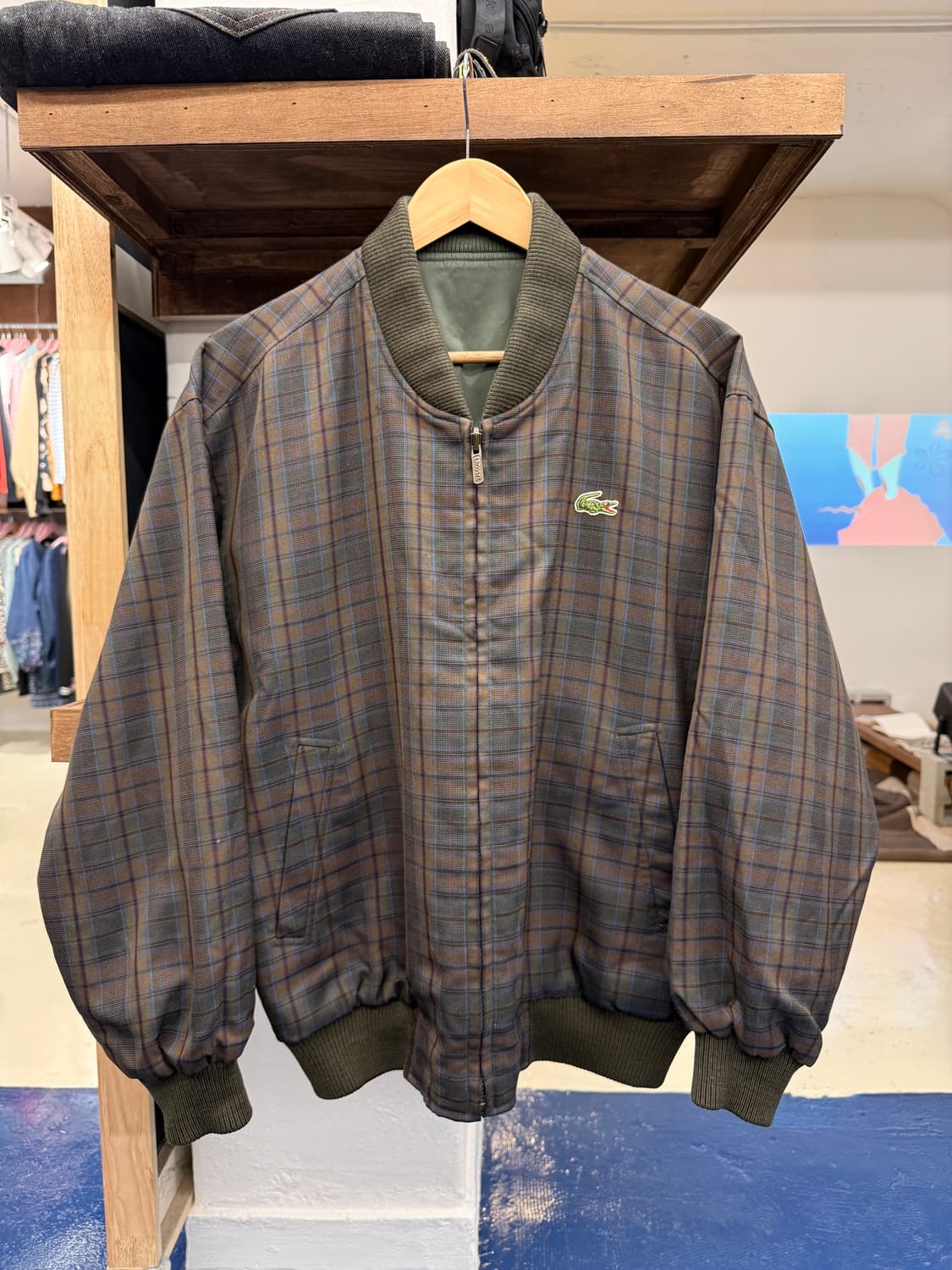 Lacoste 라코스테 체크 점퍼 상품이미지4