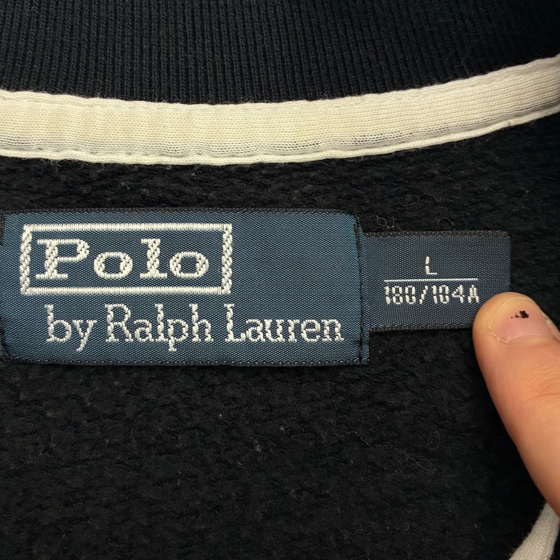 Polo  폴로 랄프로렌 빅포니 자수 블랙 트랙탑 자켓 상품이미지4