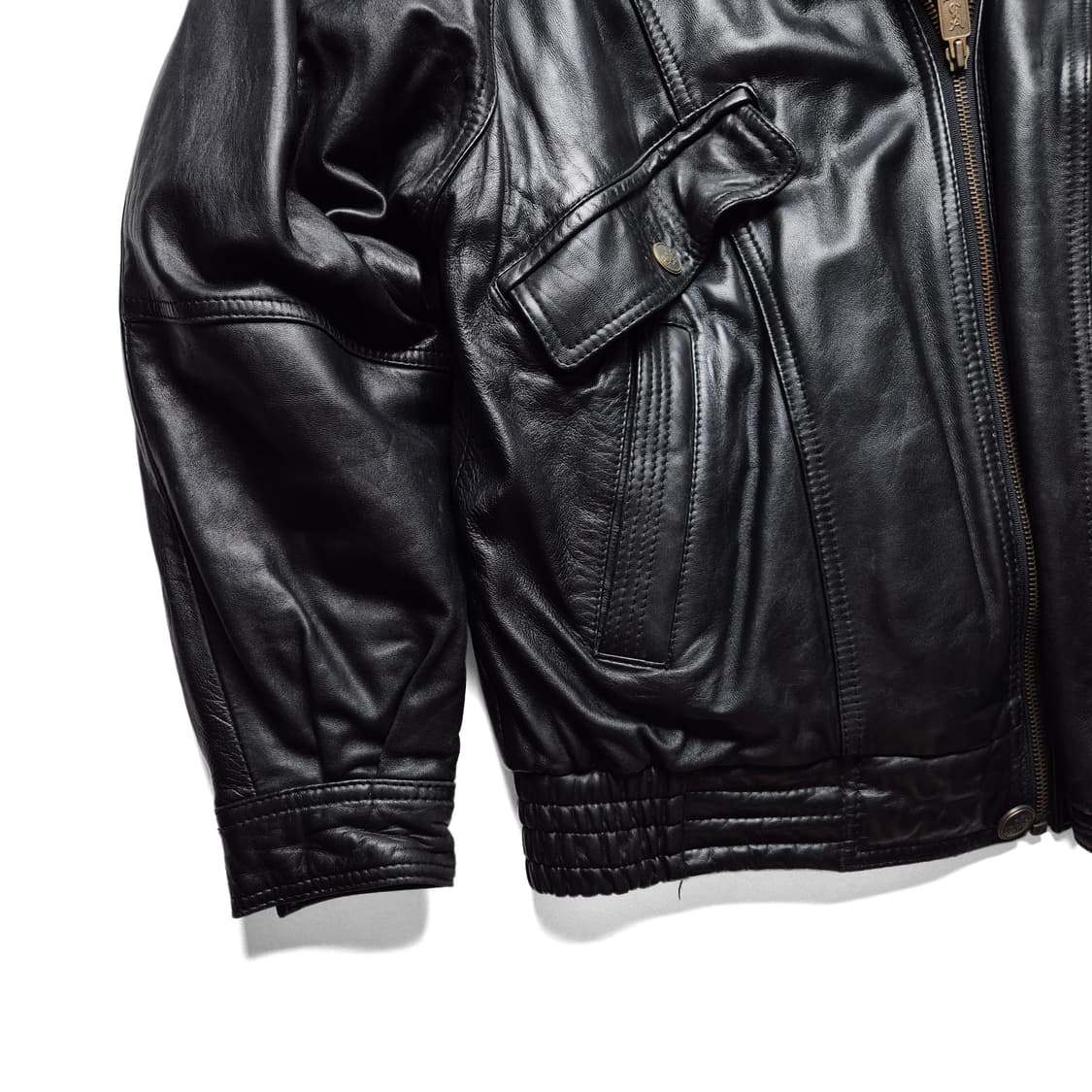 [100] 입생로랑 퍼카라 양가죽 플라이트 자켓 상품이미지4