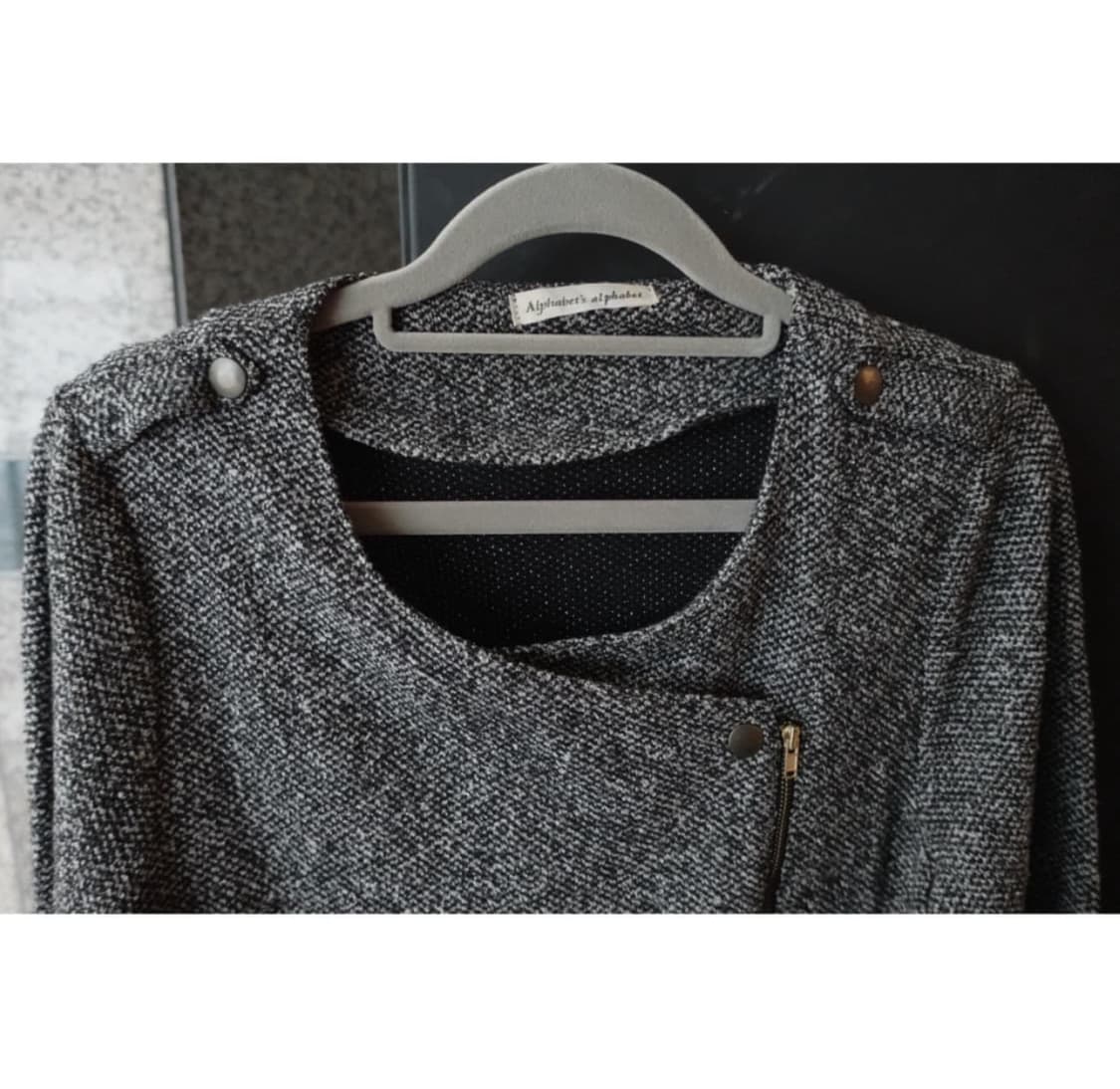 일본빈티지 갸루 니트 라이더 자켓 오네갸루 히메갸루 갸루깔 빈티지 상품이미지7