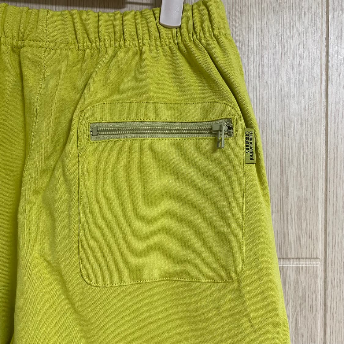 디스이즈네버댓 스웻팬츠 라임그린 S  상품이미지3