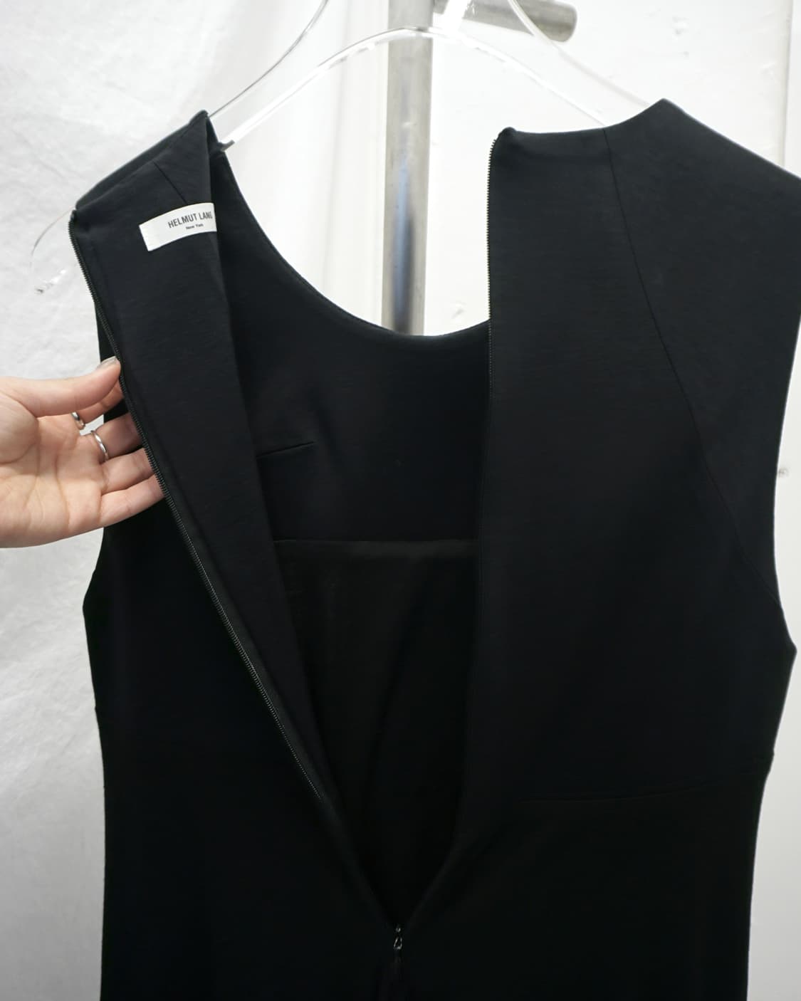 HELMUT LANG sleeveless draped dress 상품이미지6