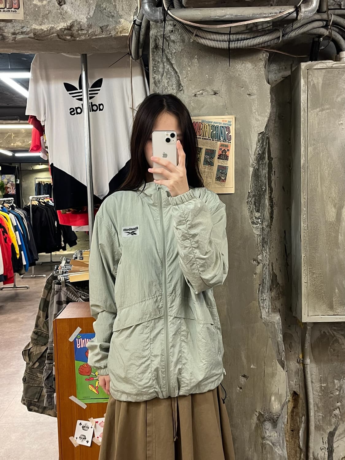 라복 바람막이 그린 L #csz1085 상품이미지2