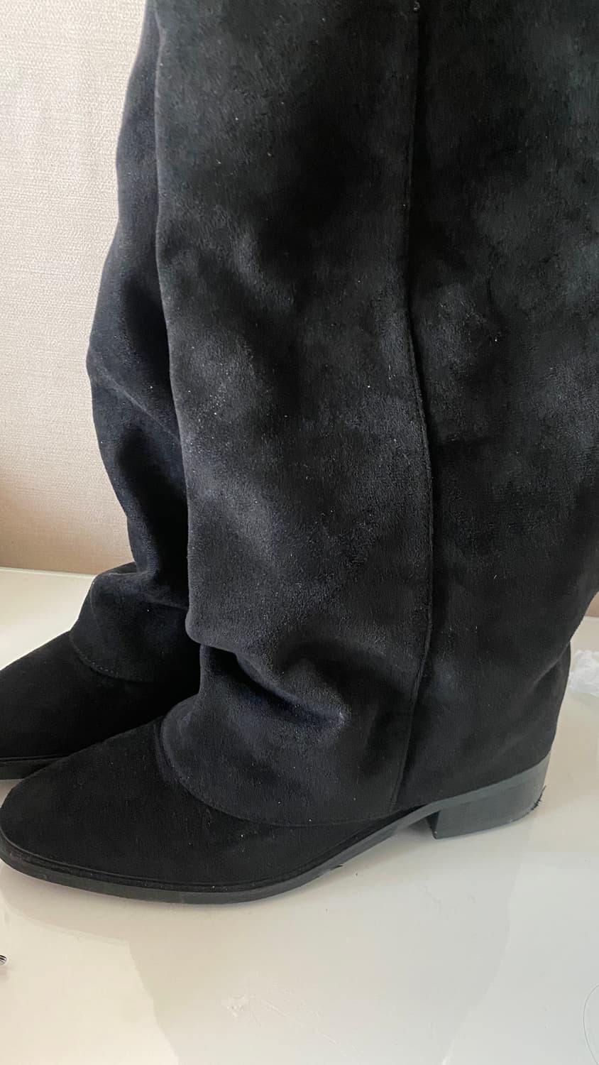 스웨이드 롱부츠 상품이미지2