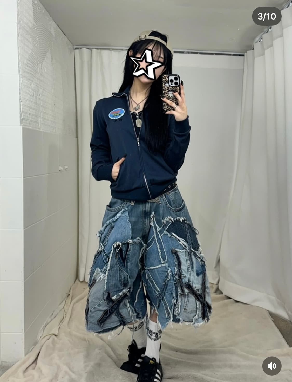 오존락스 래퍼 여친깔 니혼진 일본 스트릿힙합 코디세트 상품이미지2