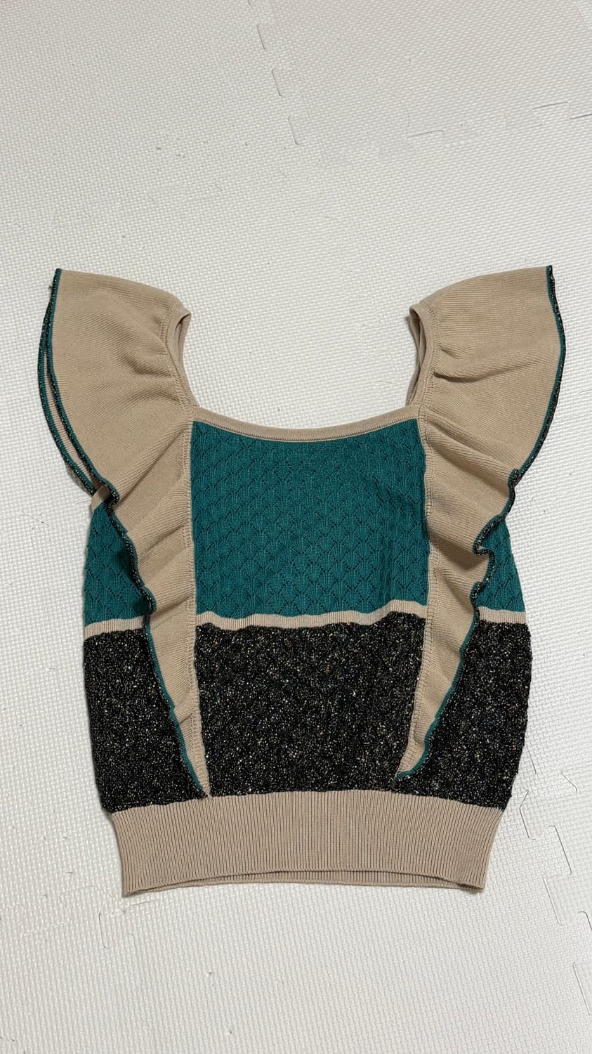 일본 빈티지) Lily brown 크롭 니트탑 상품이미지1