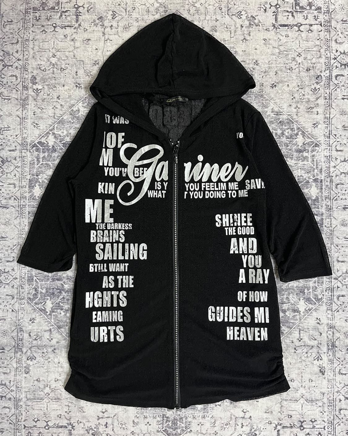 00‘s Punk Graphic Hooded Zip-Up 상품이미지4