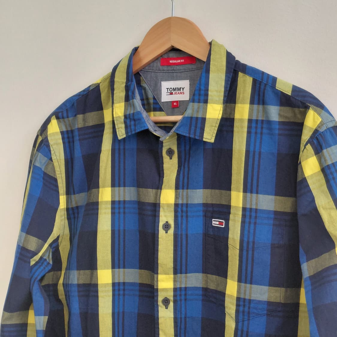 타미진스 코튼 레귤러핏 멀티체크 셔츠 XL 상품이미지3