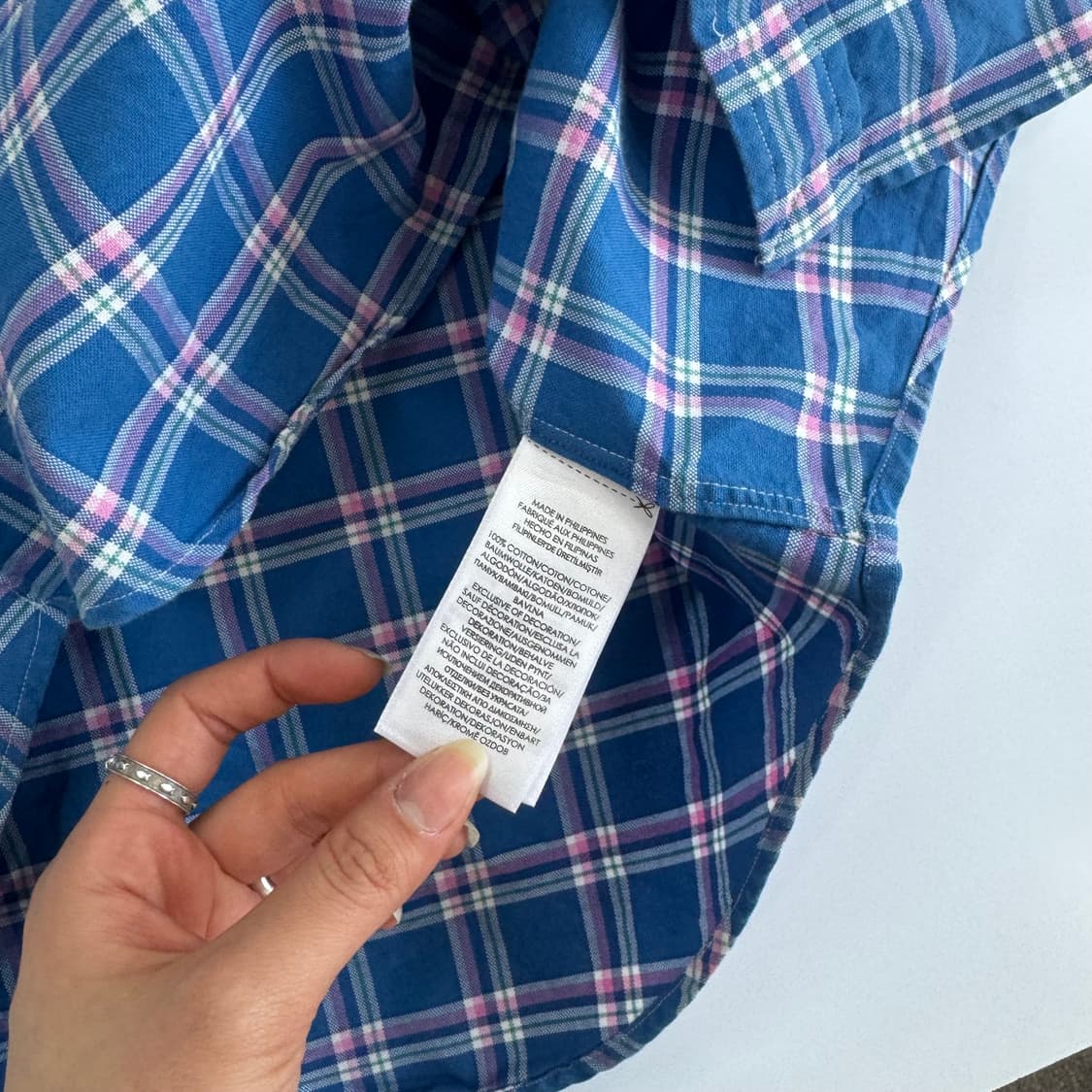 Polo 폴로 멀티포니 블루 체크 반팔 셔츠 상품이미지6