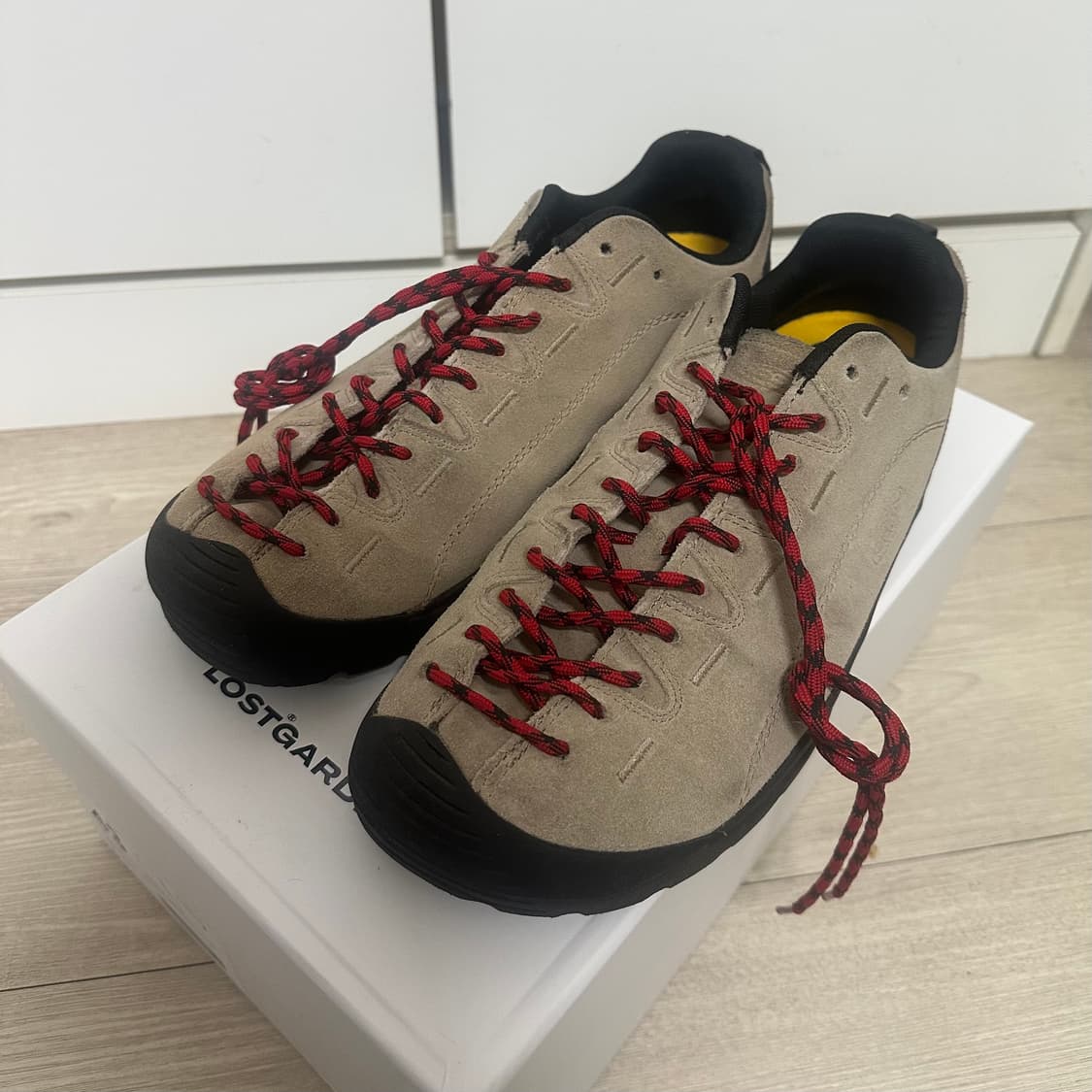 킨 재스퍼 스웨이드 스니커즈 실버 밍크 290 상품이미지1