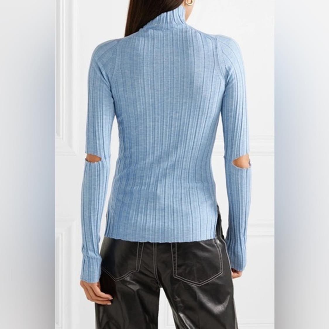 HELMUT LANG 컷아웃 울 니트 S 상품이미지3