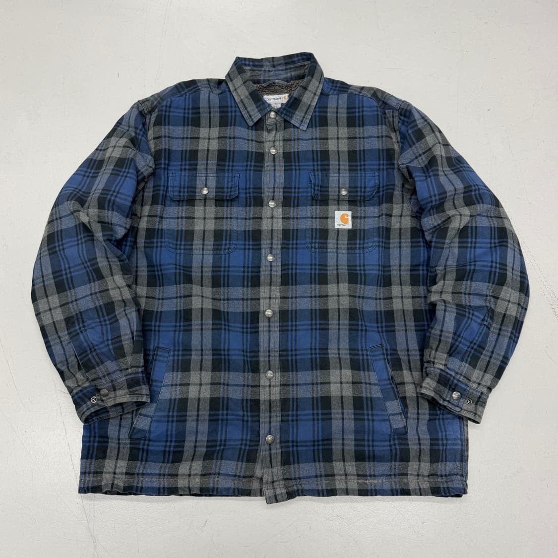 칼하트 플란넬 체크셔츠형 자켓 상품이미지2