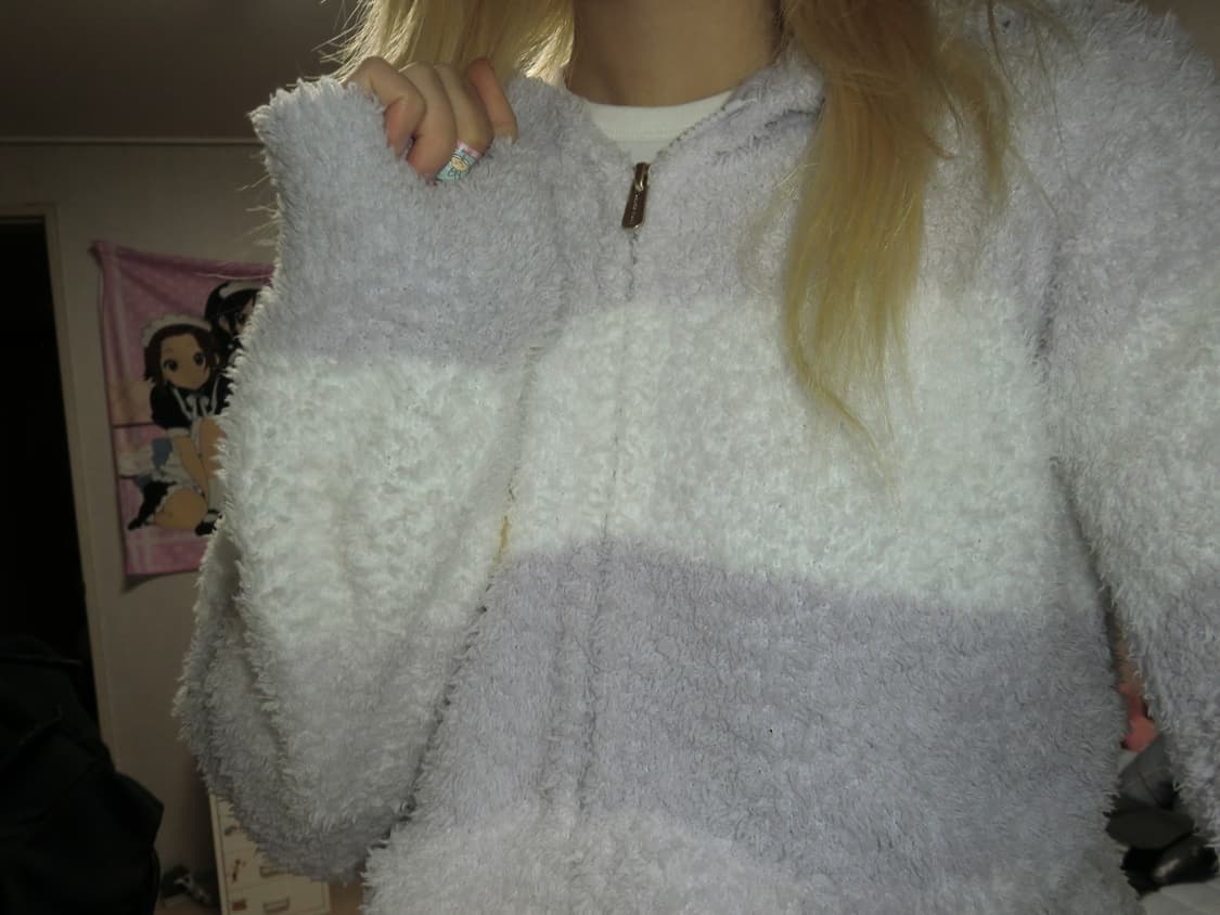 젤라또 피케 연보라 후드집업 로걀 러블리 빈티지 니혼진 모리걸 하구미 상품이미지3