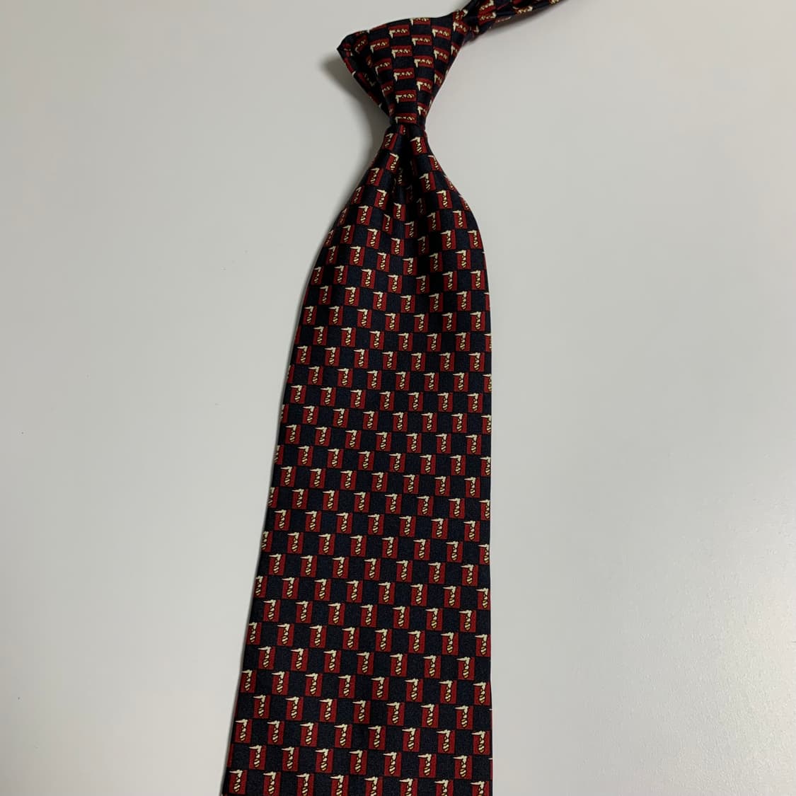 트루사르디 모노그램 명품넥타이 이태리 100실크 A+등급 장폭 상품이미지8