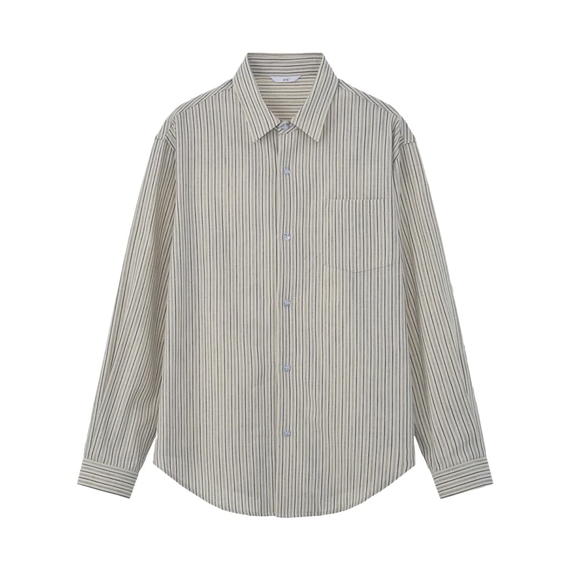[M] STU 25SS 스트라이프 셔츠 블루 STU OFFICE 상품이미지2