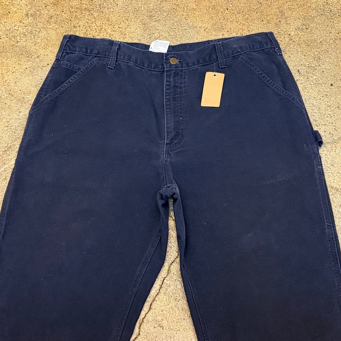 00s USA 빈티지 칼하트 헤비코튼 싱글니 워크팬츠 상품이미지2