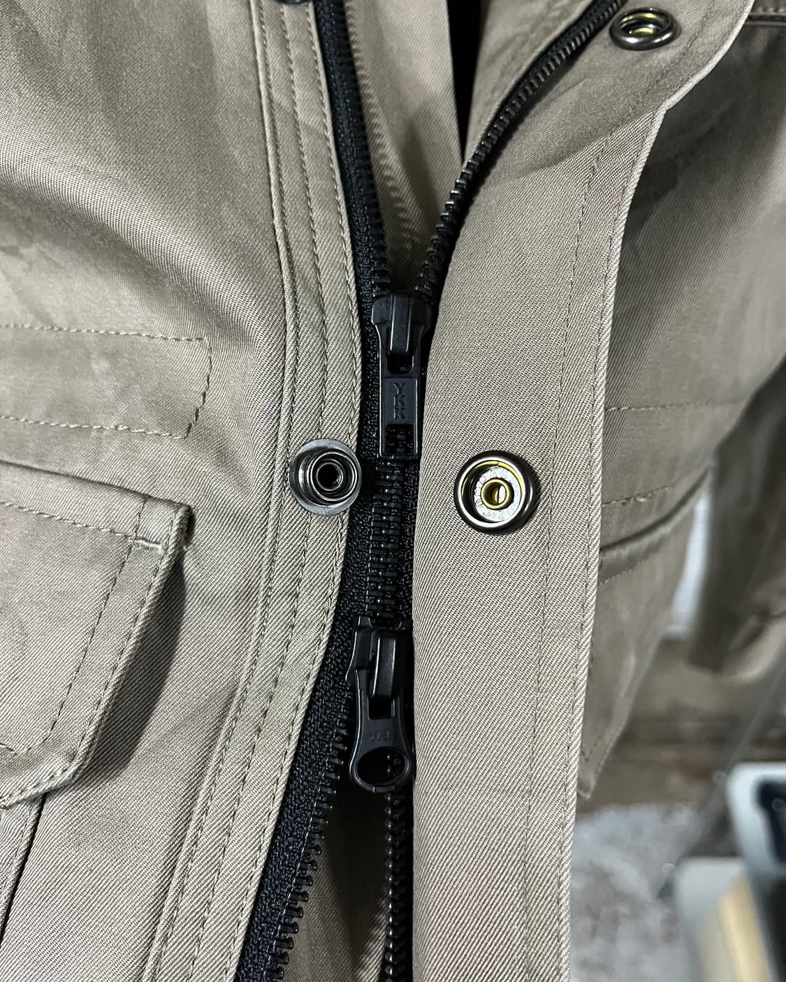 Hare 2way zip military jacket 상품이미지9