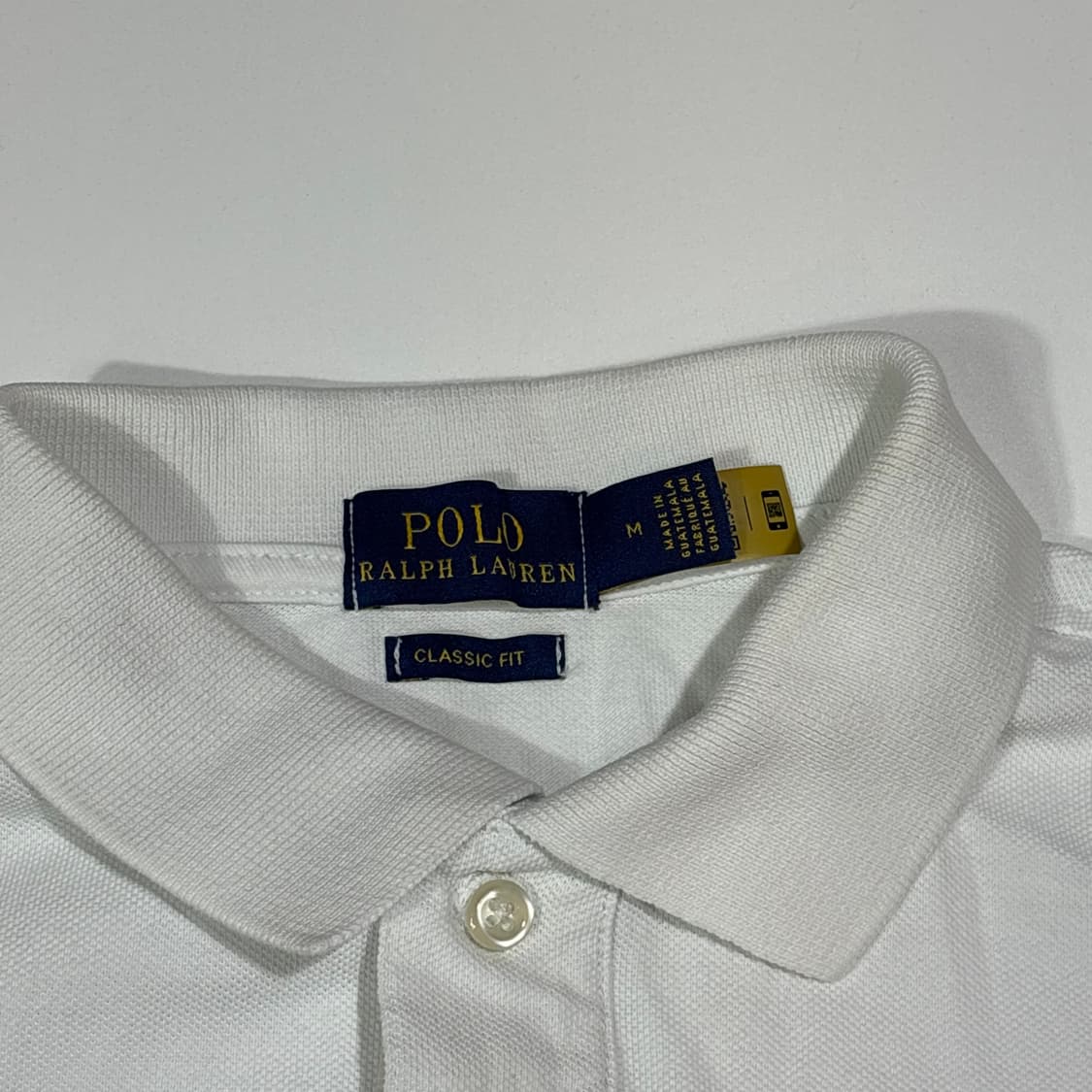 폴로랄프로렌 화이트 반팔 카라티 상품이미지3