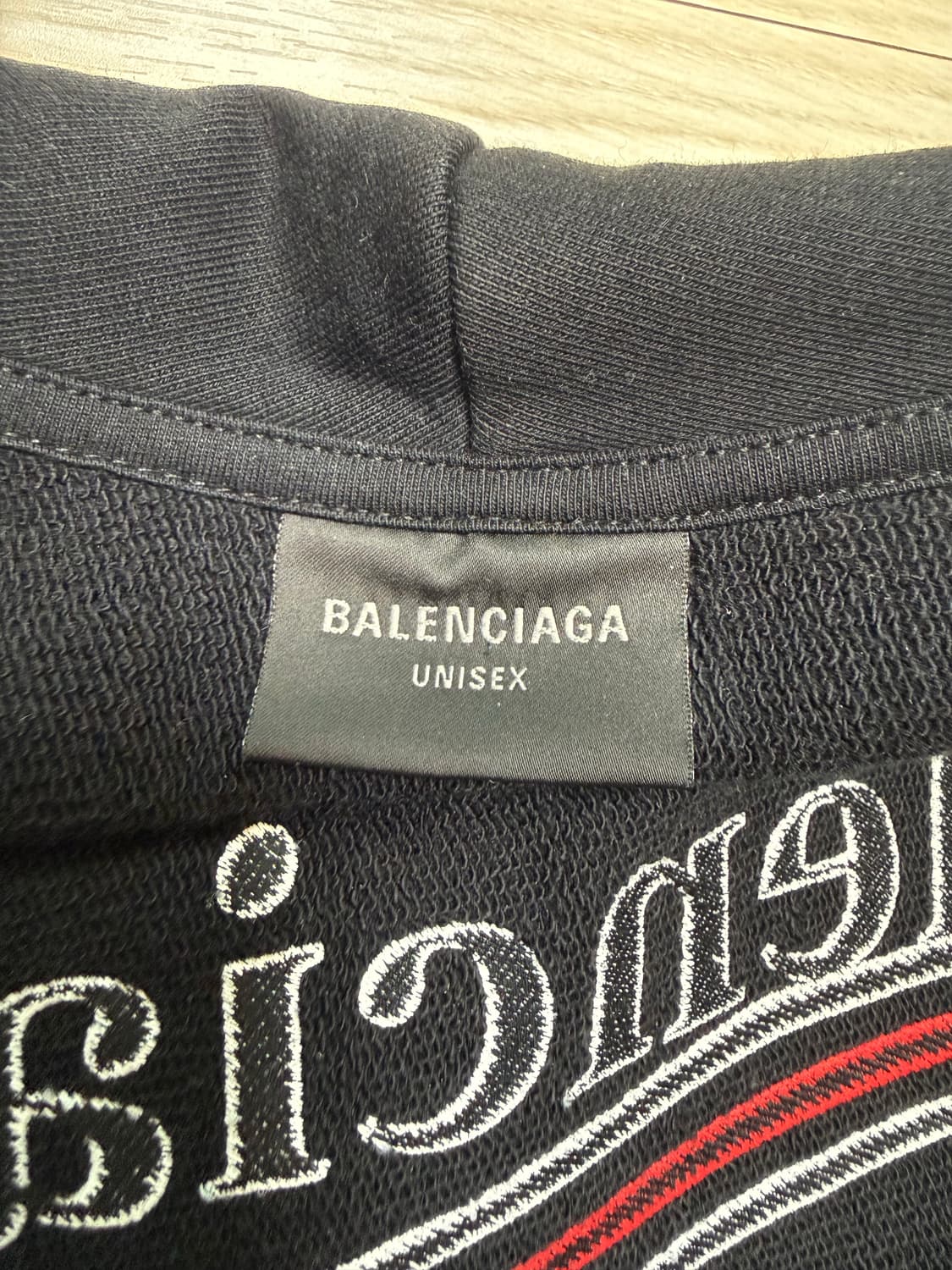 발렌시아가 더티 개퍼 후드집업 상품이미지6