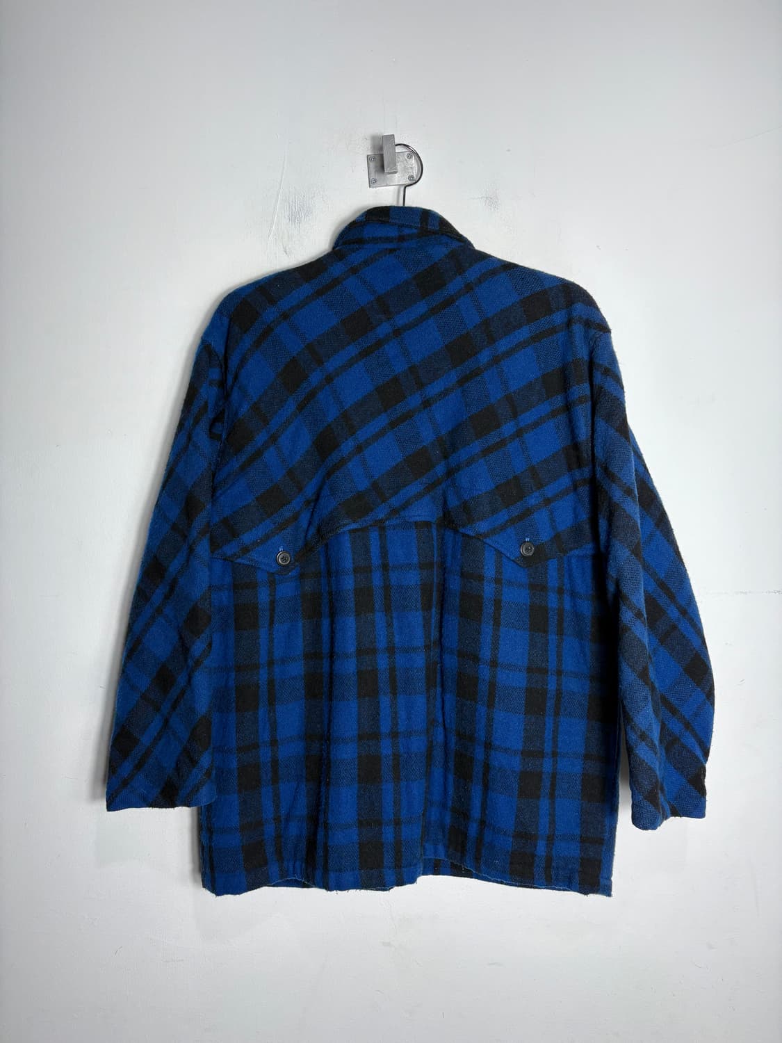 울 체크 셔츠 자켓 상품이미지6