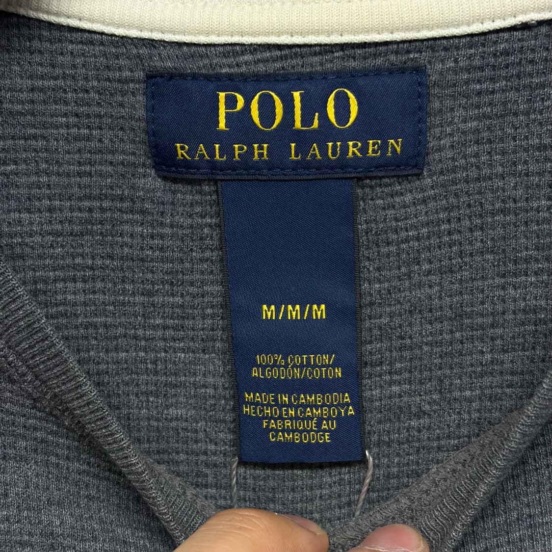 폴로 랄프로렌 와플 롱슬리브 14 상품이미지4