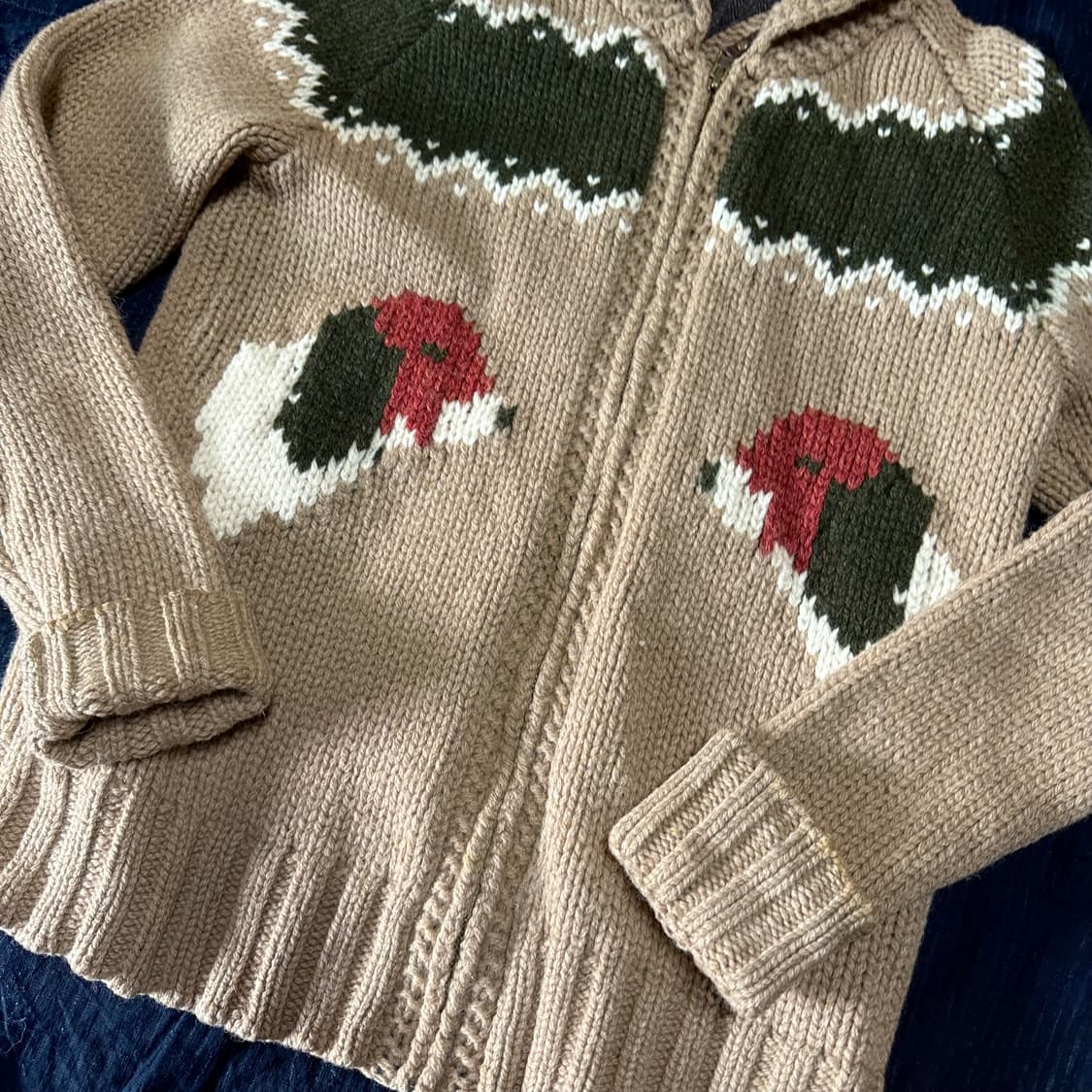 타미힐피거 도그 패턴 코위찬 스웨터 M 상품이미지3