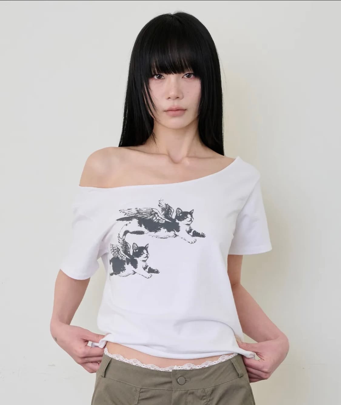 잇자바이브 엔젤캣 오프숄더 상품이미지1