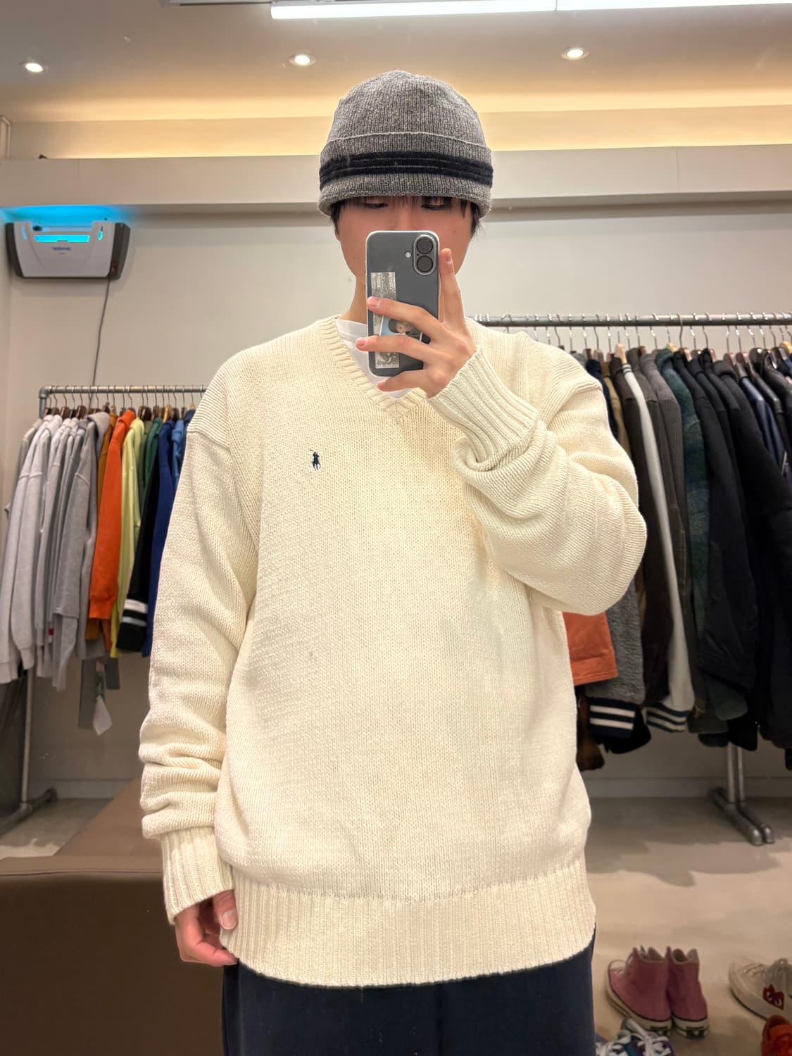 폴로 랄프로렌 브이넥 니트 상품이미지9