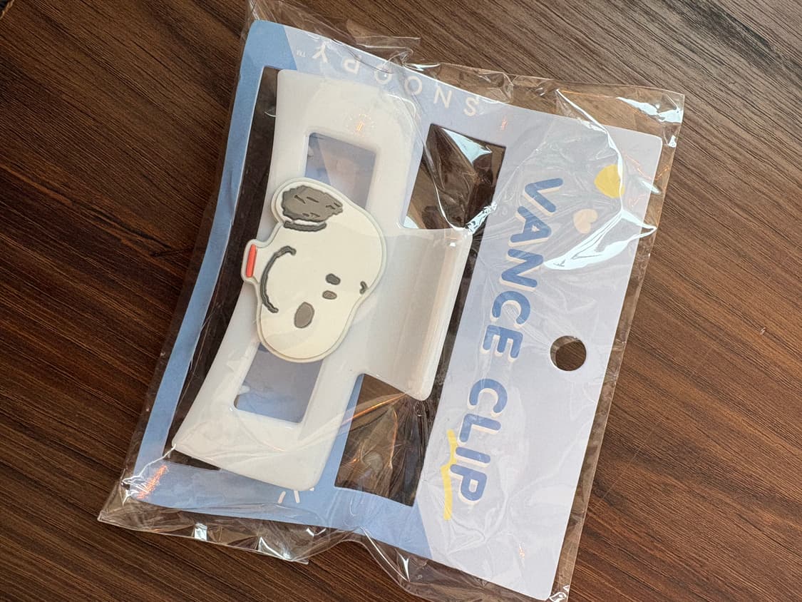 스누피 헤어 집게핀 상품이미지1