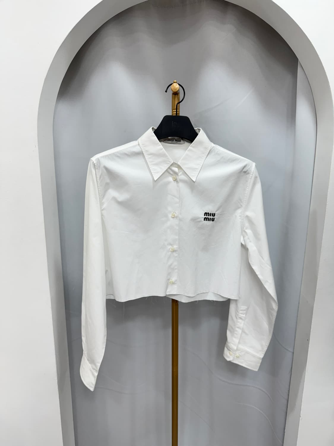 미우미우 포플린 셔츠 42사이즈  상품이미지1