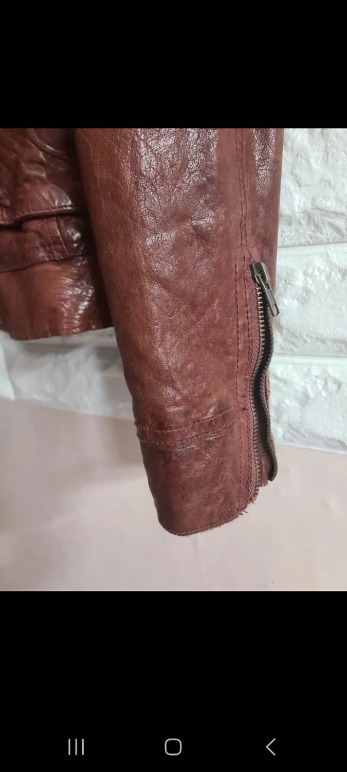 [수]딘 남자 양가죽 자켓 M 상품이미지8