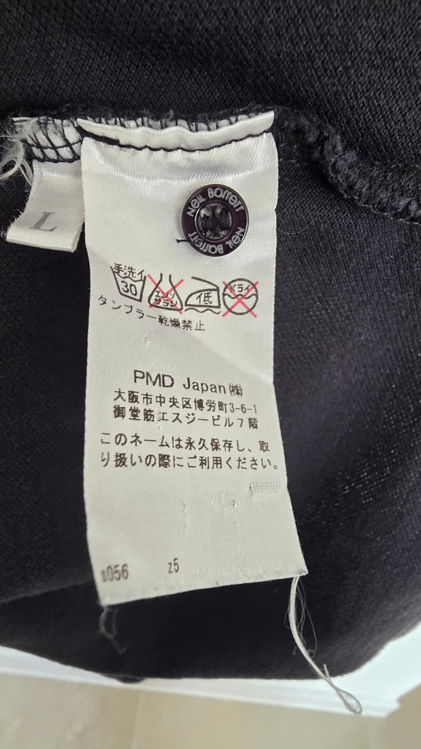 닐바렛 블랙 폴로티 L 상품이미지4