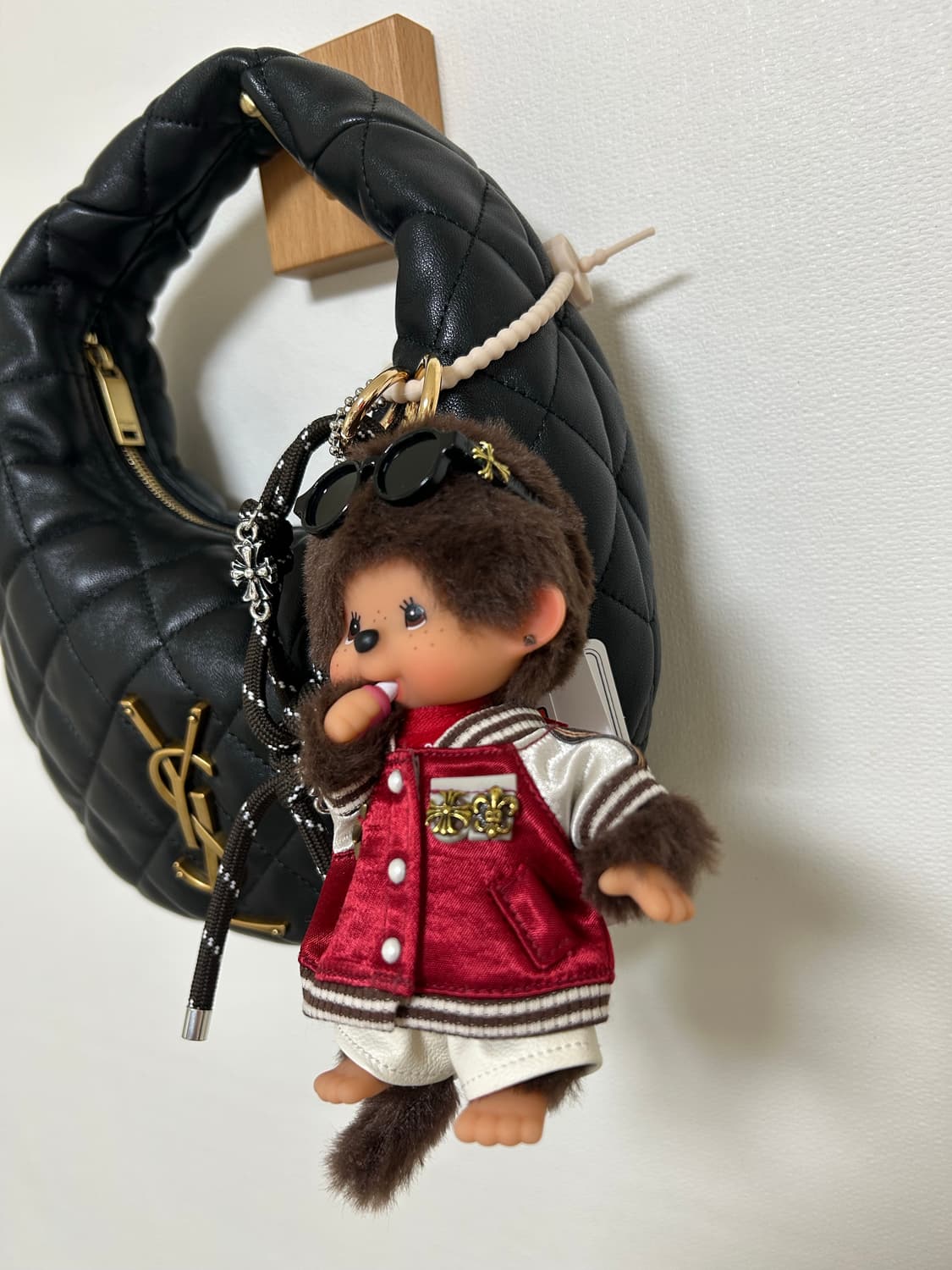 (23)정품몬치치-💛❤️화이트 니트원피스 상품이미지6